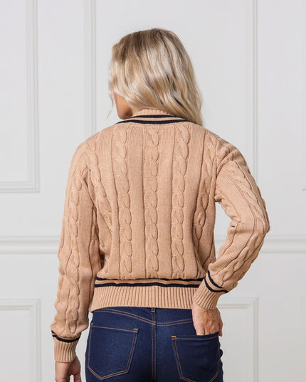 V-Neck Cricket Sweater