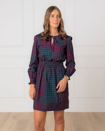 Smocked Keyhole Dress