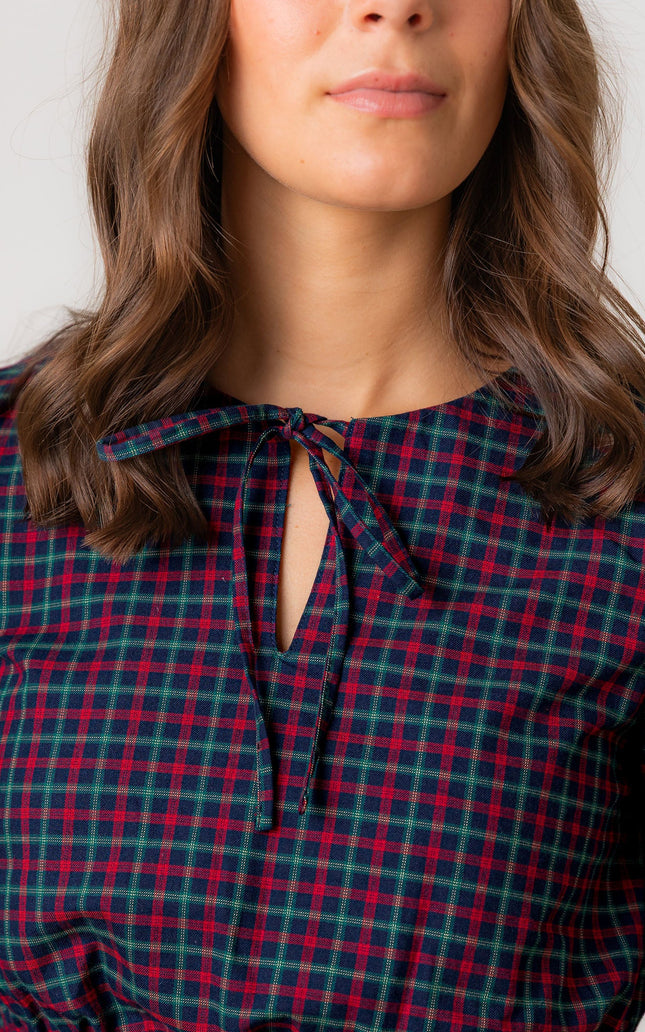 Smocked Keyhole Dress