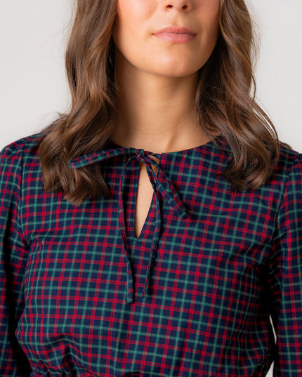 Smocked Keyhole Dress