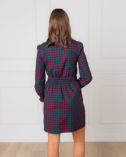 Smocked Keyhole Dress