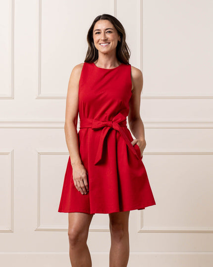 Sleeveless Ponte Skater Dress