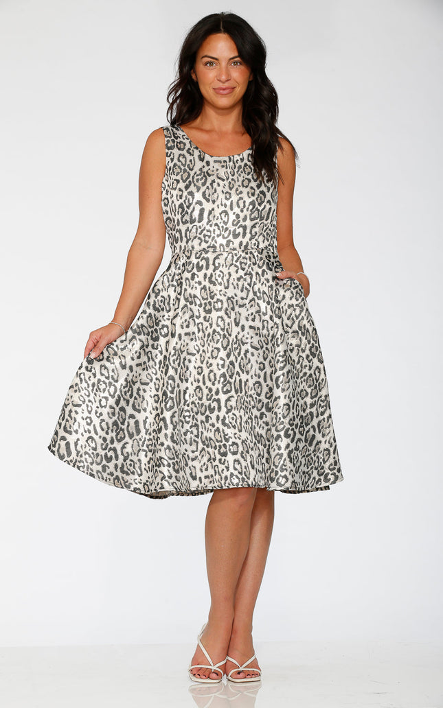 24401 Leopard Swing Dress