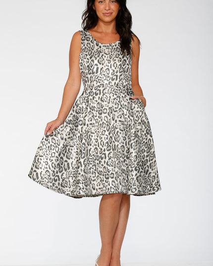 24401 Leopard Swing Dress