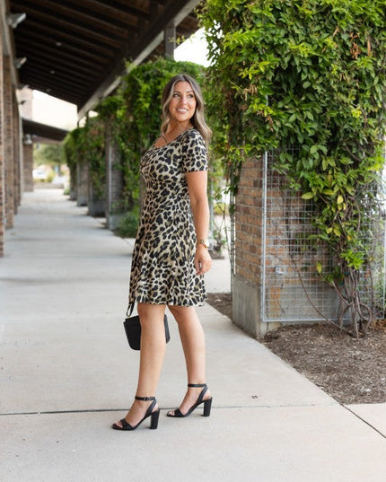 The Layla Leopard Dress