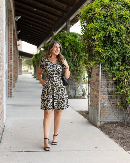 The Layla Leopard Dress