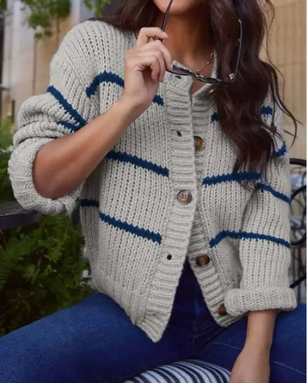 Striped Knit Sweater