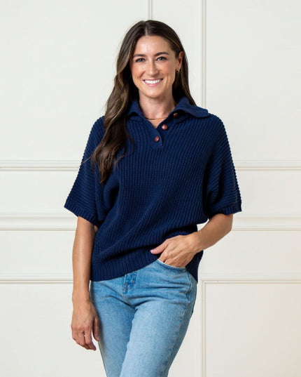 Organic Spread Collar Sweater