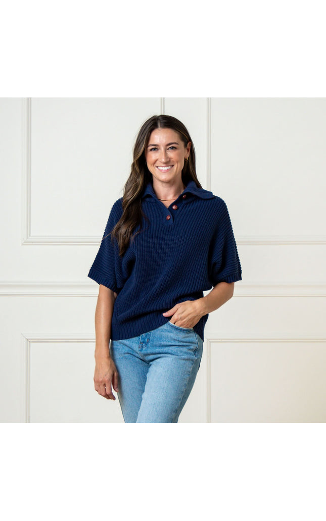 Organic Spread Collar Sweater