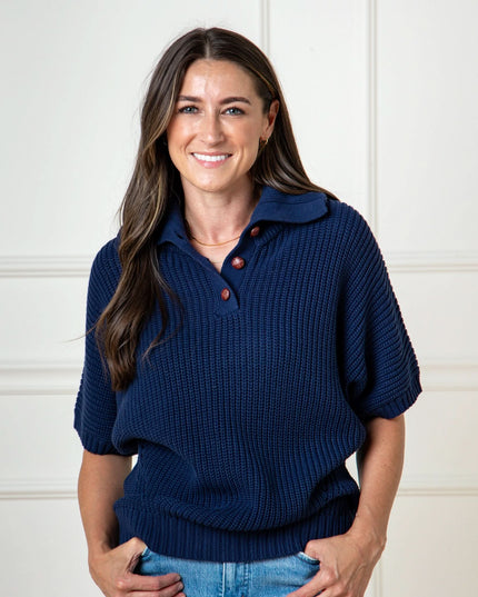 Organic Spread Collar Sweater