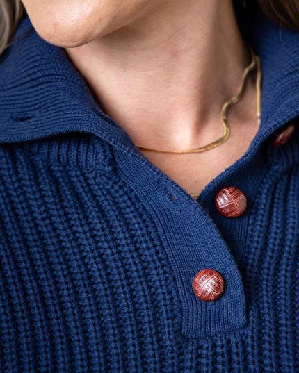 Organic Spread Collar Sweater