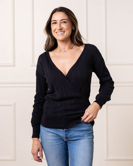 Reversible Wrap Sweater