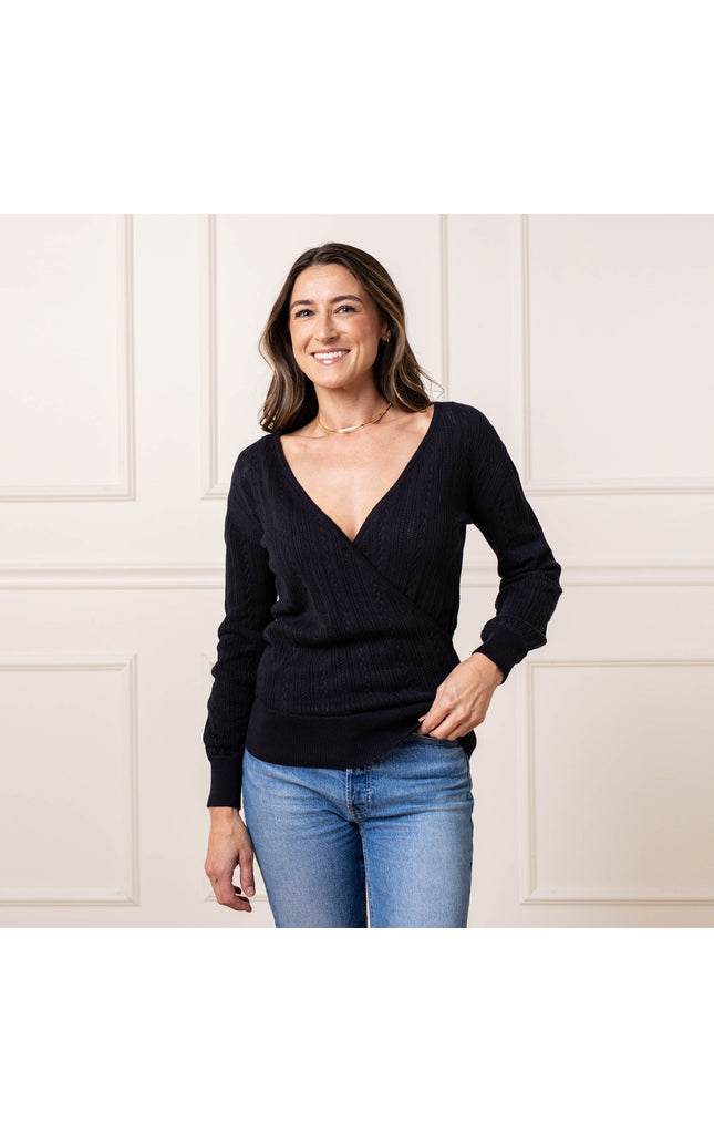 Reversible Wrap Sweater