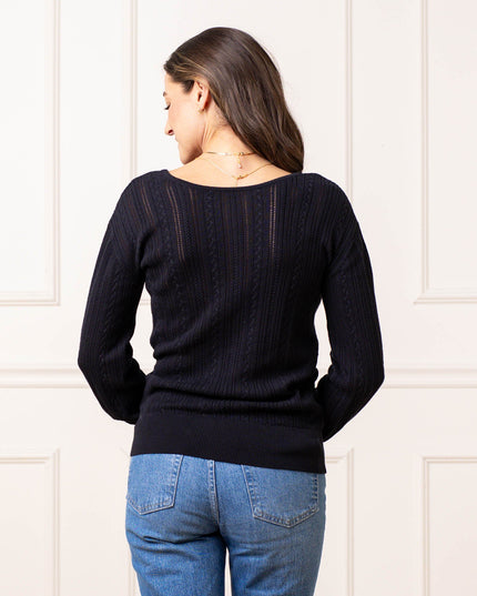 Reversible Wrap Sweater