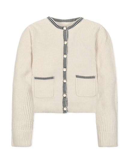 Organic Tweed Sweater Cardigan