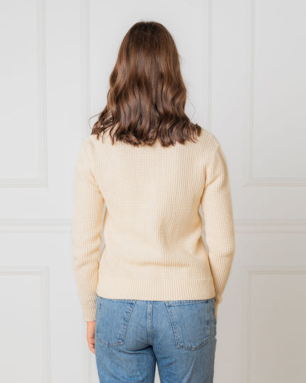 Organic Tweed Sweater Cardigan