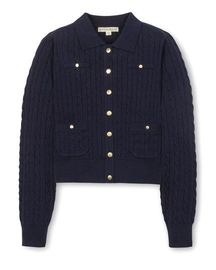 Organic Collared Cardigan - Women