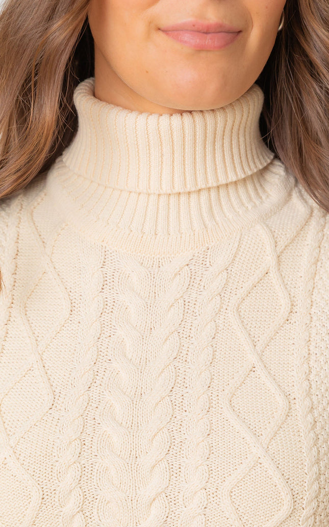 Organic Sleeveless Turtleneck