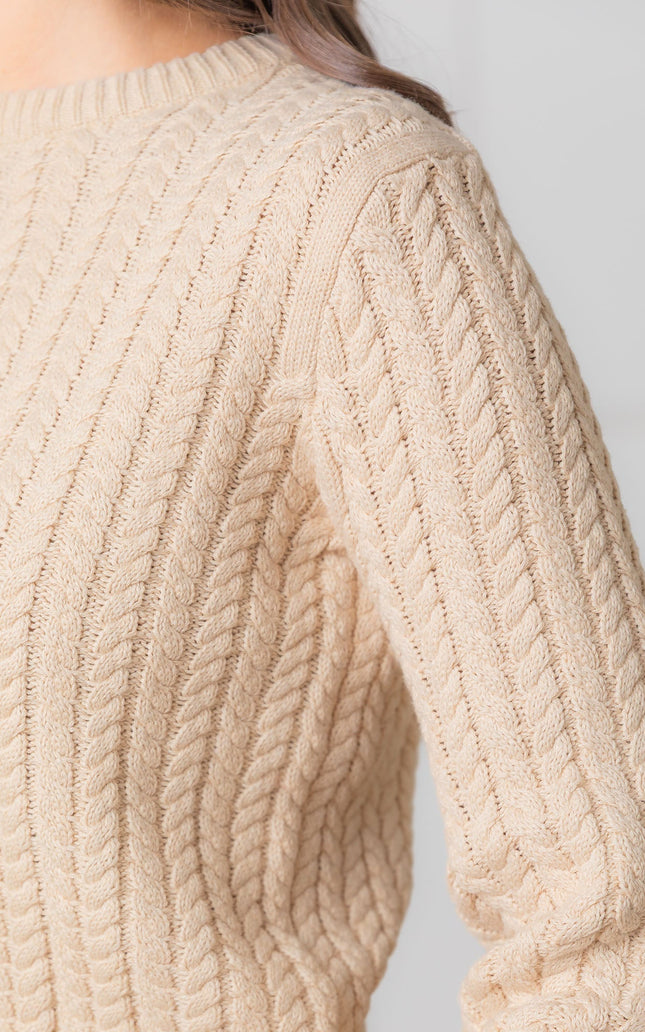 Organic Cable Sweater