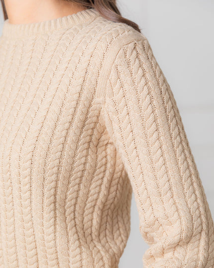 Organic Cable Sweater