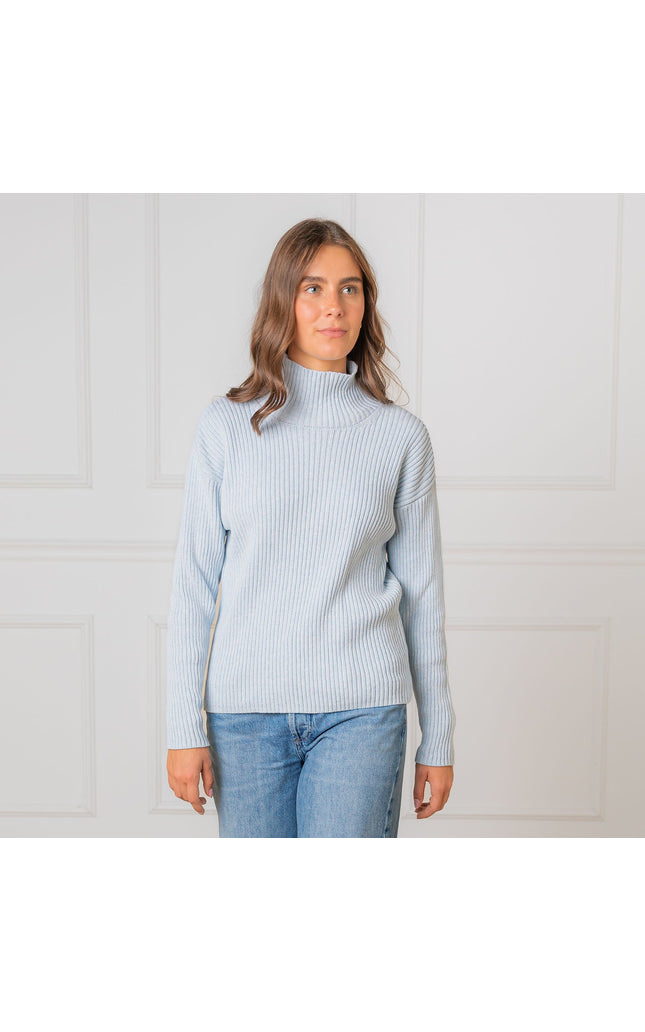 Organic Funnel Neck Sweater