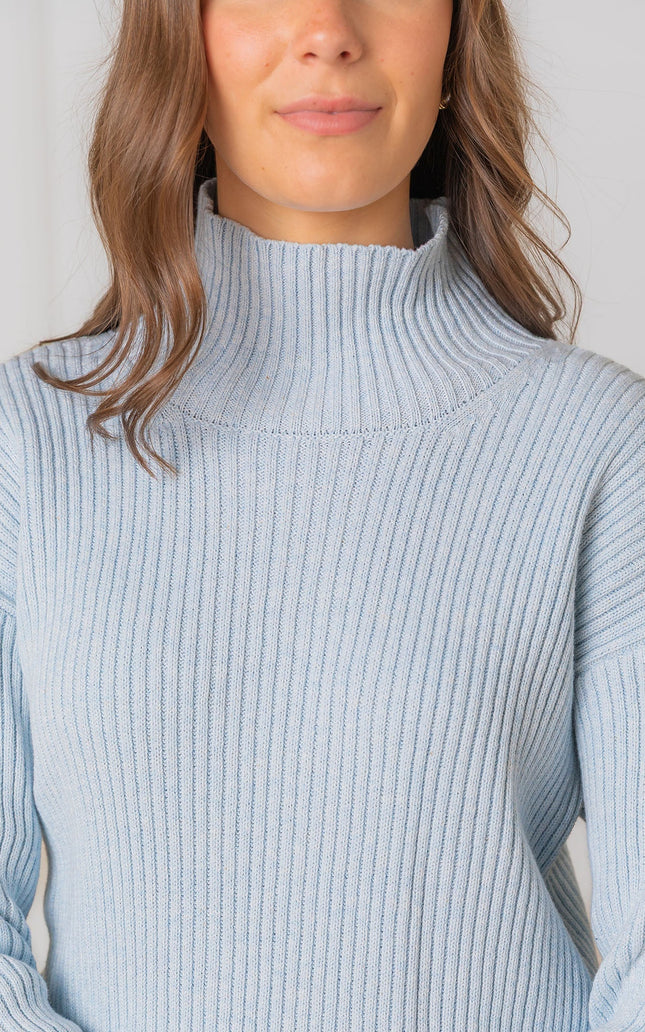 Organic Funnel Neck Sweater