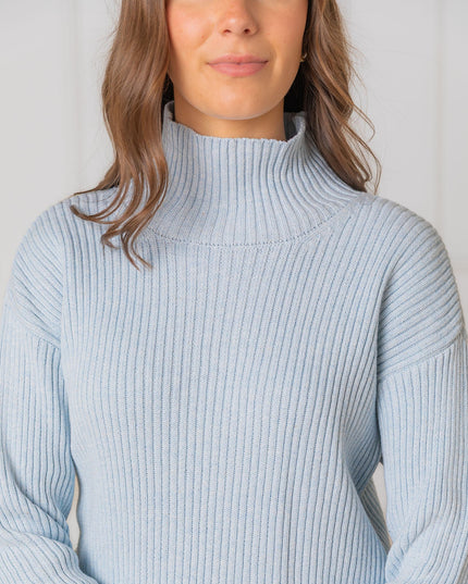 Organic Funnel Neck Sweater