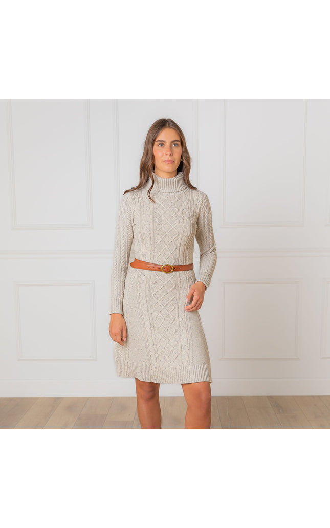 Organic Cable Sweater Dress
