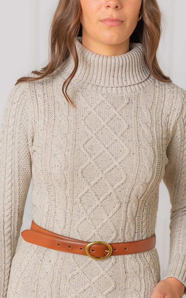 Organic Cable Sweater Dress