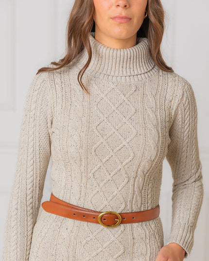Organic Cable Sweater Dress