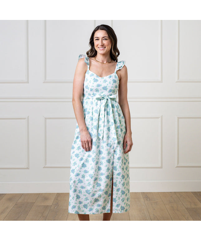 Linen Flutter Party Dress