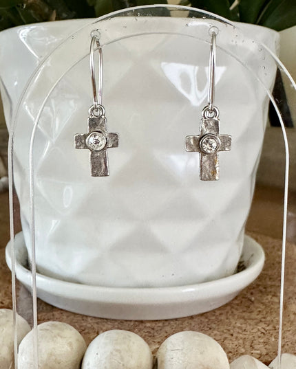 Artisan Cross Earrings