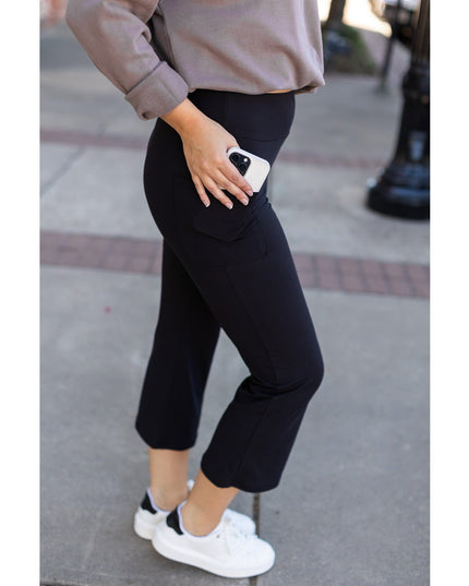 Ready to Ship | The Delilah - Kick Flare Leggings with Pockets