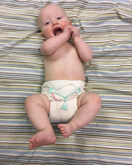 Peppermint Twist Cloth Diaper Flats – Reusable, Absorbent & Adjustable Baby Diapering