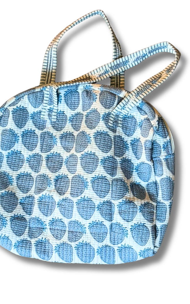 Soléa Cotton Strawberries Tote