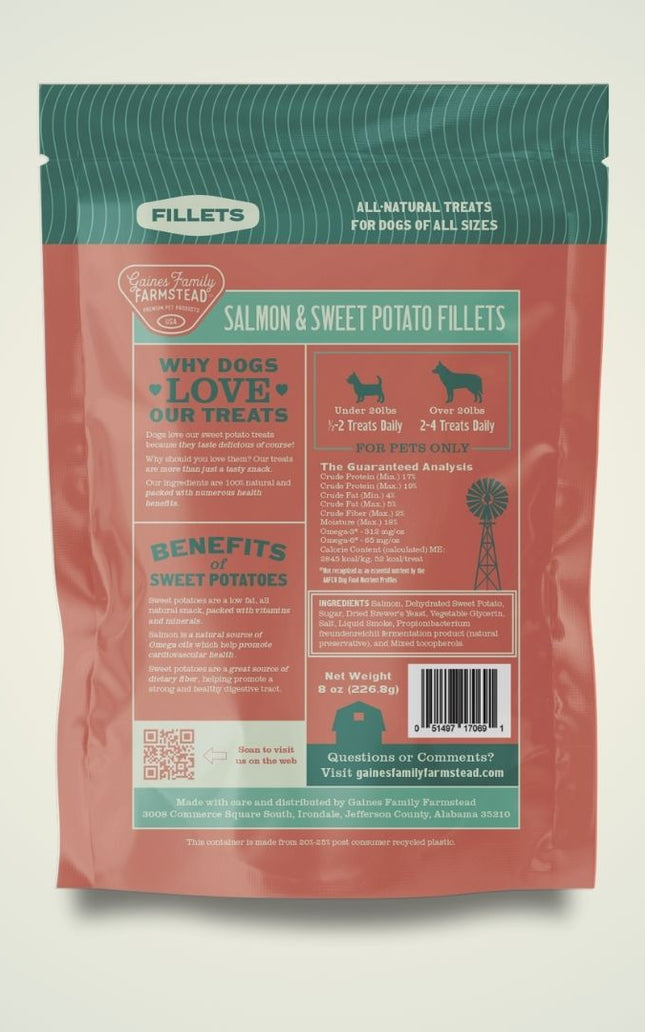 Salmon and Sweet Potato Fillets