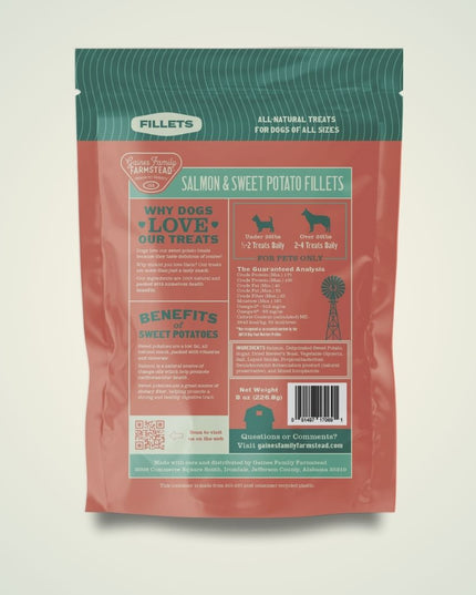 Salmon and Sweet Potato Fillets