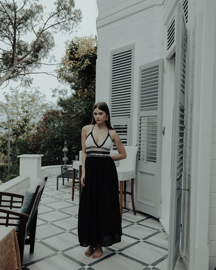 Rey Lace Dress — Black