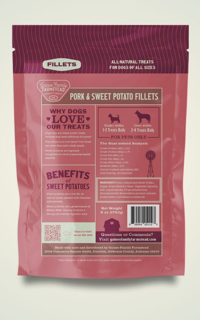 Pork and Sweet Potato Fillets