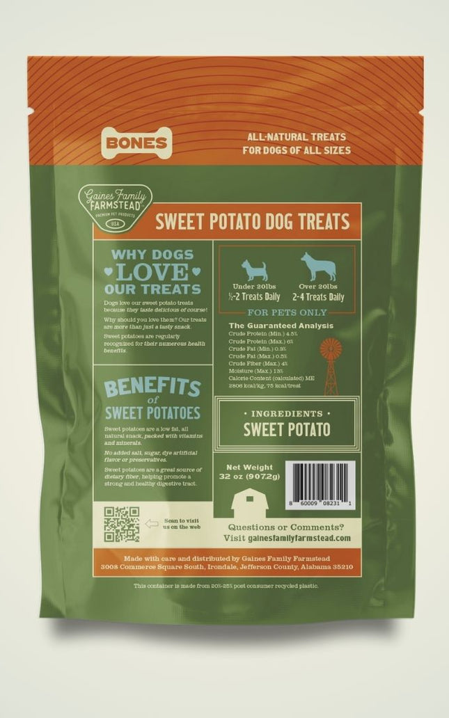 Sweet Potato Bones