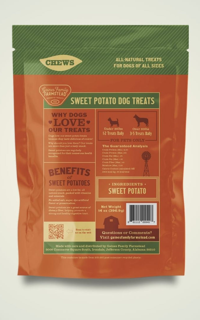 Sweet Potato Chews