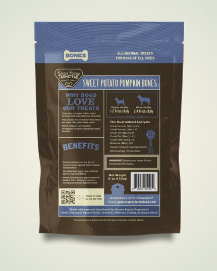 Sweet Potato and Pumpkin Bones