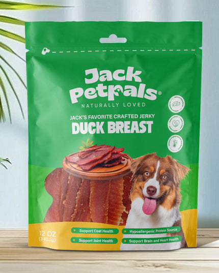 Jack PetPals Handcrafted Jerky Duck Breast Dog Treats (12oz)
