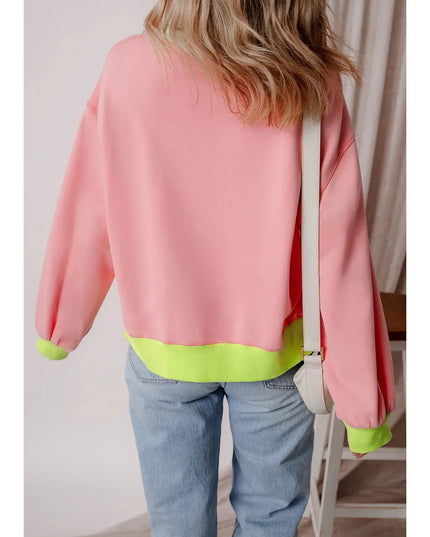 Women Graphic Round Neck Long Sleeve Sweatshirt