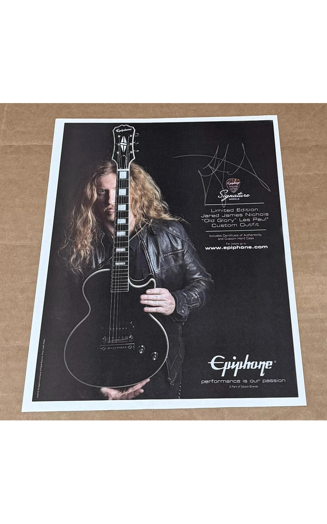 JARED JAMES NICHOLS - EPIPHONE GUITARS - 2019 Print Advertisement