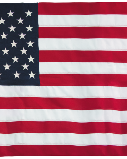 Polyester American Flag with Grommets Along Edges for Wall Hanging - Indoor or Outdoor *Made in USA*