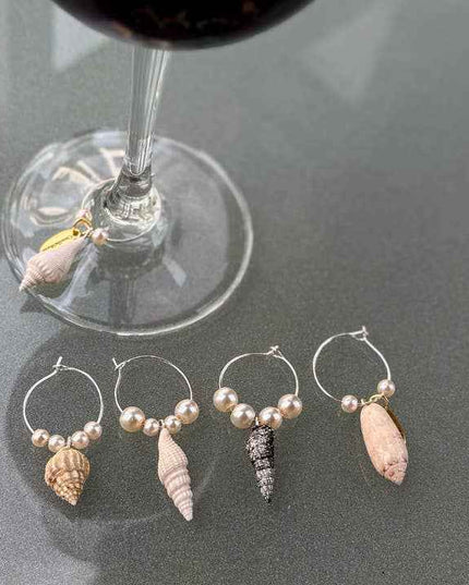 Seashell Wine Glass Charms