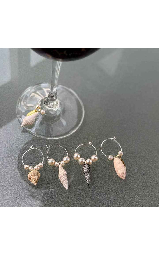 Seashell Wine Glass Charms
