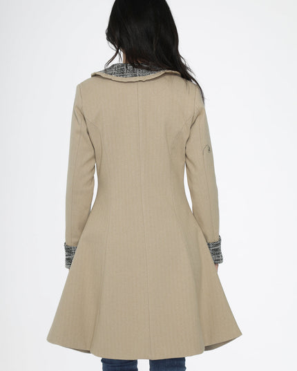 34520 Camel Swing Coat