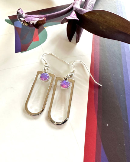 Long D Shape Earrings